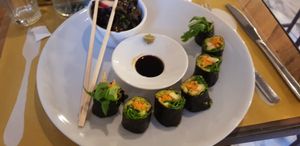 Vegan Sushi. at Ecru in Rome