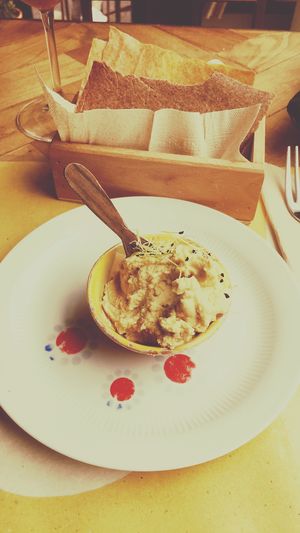 Hummus~ Delicious  at Ecru in Rome