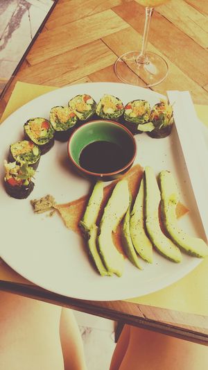 Vegan sushi ~ at Ecru in Rome