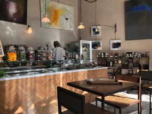 Inside at Ecru in Rome