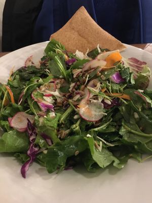 Mixed greens salad. at Ecru in Rome