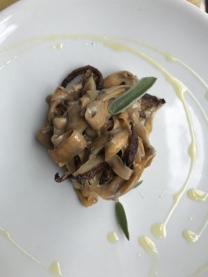 Pumpkin “noodles “  at Ecru in Rome