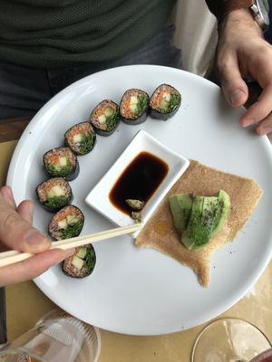 Sushi  at Ecru in Rome