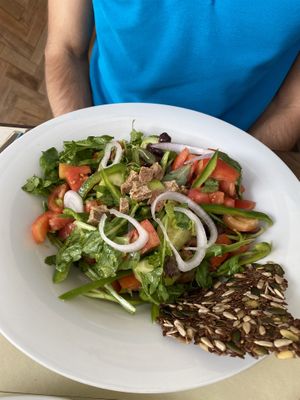 Greek Salad at Ecru in Rome