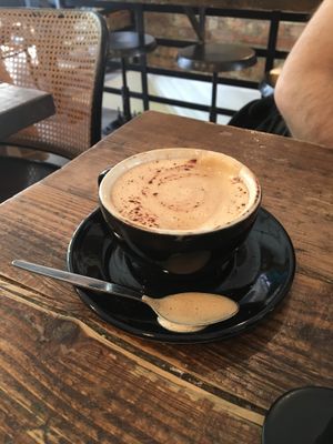 Soy cappuccino is to die for!  at The Good Life Eatery in South West London