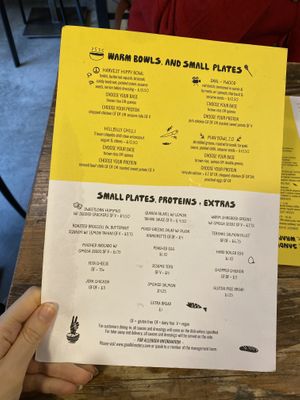 Menu at The Good Life Eatery in South West London