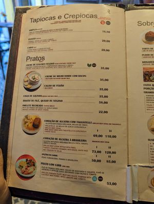 Creme de legumes vegano at Opera Cafe in Ouro Preto