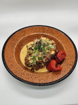 Roasted Stuffed Sweet Potato at Nokturne in Houston