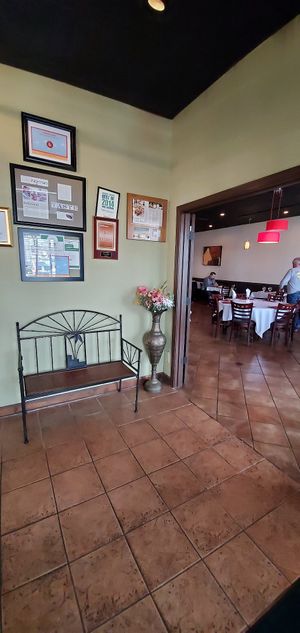 Entrance and other dining area at Sangam Indian Cuisine in Cornelius