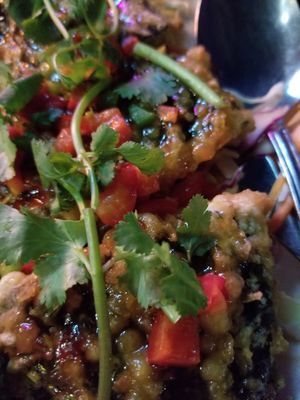 ... up close at Veganic Thai Cafe in San Diego