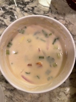 tom kah   at Veganic Thai Cafe in San Diego