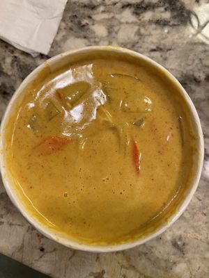 yellow curry   at Veganic Thai Cafe in San Diego