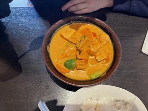 Panang curry  at Veganic Thai Cafe in San Diego