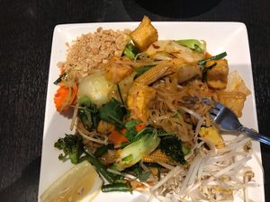 Pad Thai  at Veganic Thai Cafe in San Diego