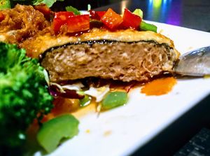 Fish at Veganic Thai Cafe in San Diego