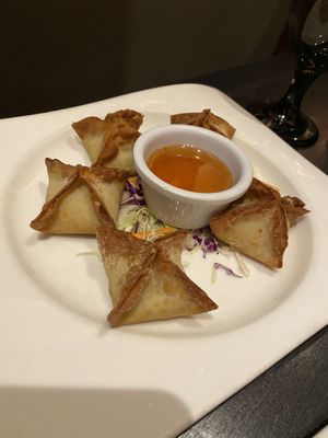 Wontons  at Veganic Thai Cafe in San Diego