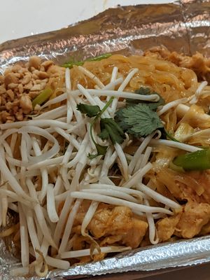 Pad Thai at Veganic Thai Cafe in San Diego