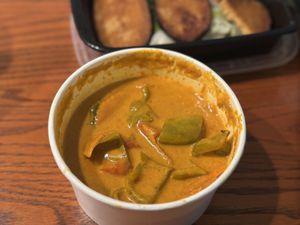   at Veganic Thai Cafe in San Diego