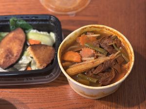   at Veganic Thai Cafe in San Diego