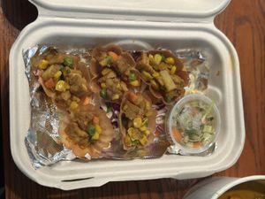   at Veganic Thai Cafe in San Diego