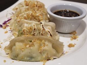 Vegan potstickers at Veganic Thai Cafe in San Diego