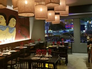 Inside at Veganic Thai Cafe in San Diego