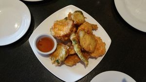 Veggie Tempura at Veganic Thai Cafe in San Diego