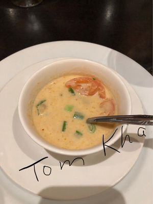 Tom Kha at Veganic Thai Cafe in San Diego