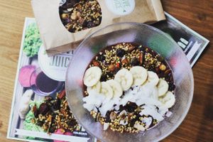 Home Made Gluten Free Granola & Acai Bowls at I Love Juice in Bern