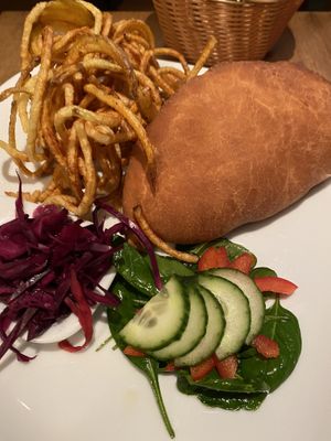 Jamaican dish  at Zest in Leipzig