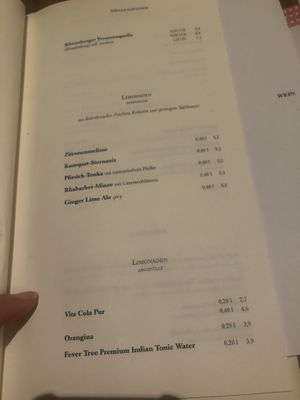 Drinks  at Zest in Leipzig