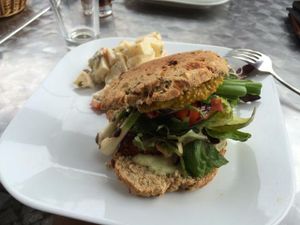 Burger at Zest in Leipzig