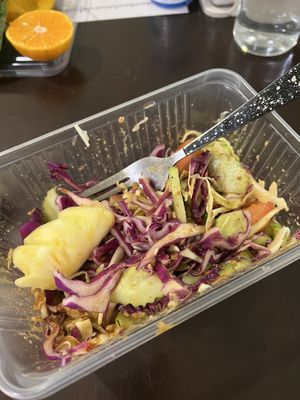 Chickpea tofu salad  #Veganuary at Barrab in Chiang Rai