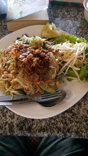 Super Veggie Pad Thai at Barrab in Chiang Rai