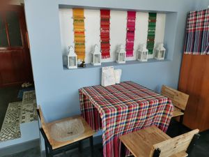 Dinning​ area at Barrab in Chiang Rai