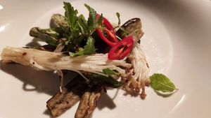 vegan side at Hai Cafe in Hoi An