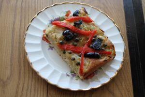 Foccaccia at Cafe Dei Campi in Montreal