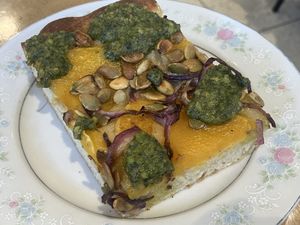 Focaccia   at Cafe Dei Campi in Montreal