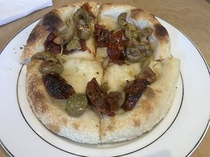 Pizza  at Cafe Dei Campi in Montreal