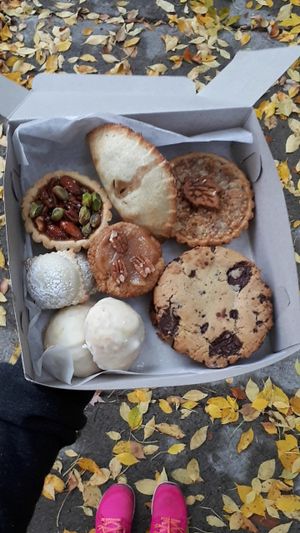 Scones. Tarts. Cookies. Raviolis. at Cafe Dei Campi in Montreal