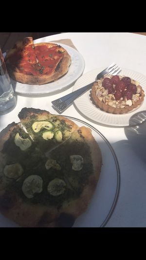 Pizzas at Cafe Dei Campi in Montreal