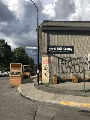 Cafe at Cafe Dei Campi in Montreal