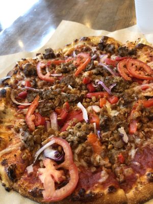 The Vegan Beast at Pizza Studio in Tukwila