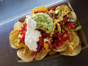 vegan nachos at Cocomamas in Elsternwick