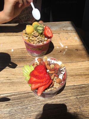 Smoothie bowls! at Cocomamas in Elsternwick