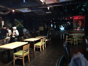 The seating area at Club Zion - 클럽 자이언 - maybe closed in Seoul