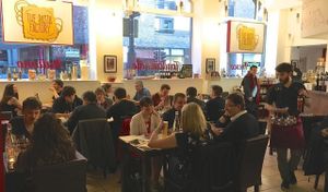 Interior at Pasta Factory in Manchester
