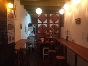 The inside: small, but cozy! at Comida Coreana in Villa De Leyva