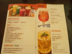 Menu 2/7 at Veg e Lev in Curitiba