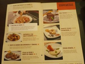 Menu 6/7 at Veg e Lev in Curitiba